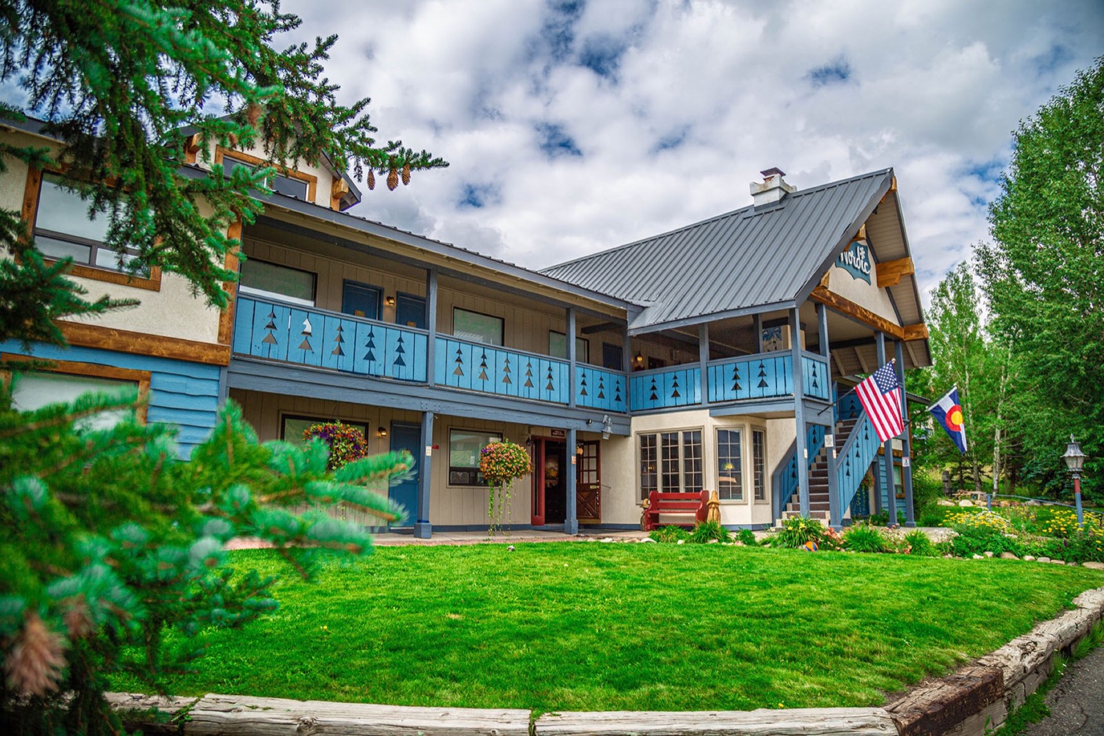 The Inn in summer