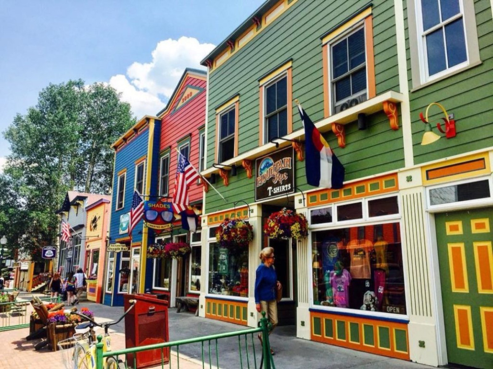 The historic town of Crested Butte